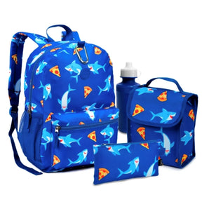 Mochila Escolar Kit Mochila Infantil Grande com Lancheira Estojo e Garrafa