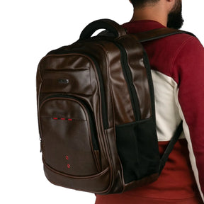 Mochila Executiva Masculina Couro Impermeável Elegância e Durabilidade