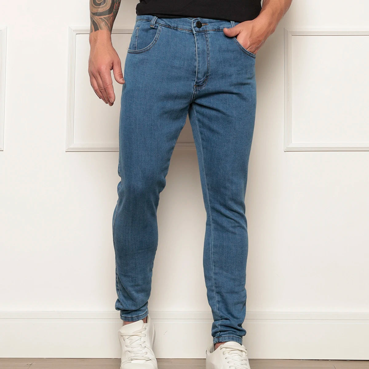 Calça Jeans Masculina Tazzani Super Skinny