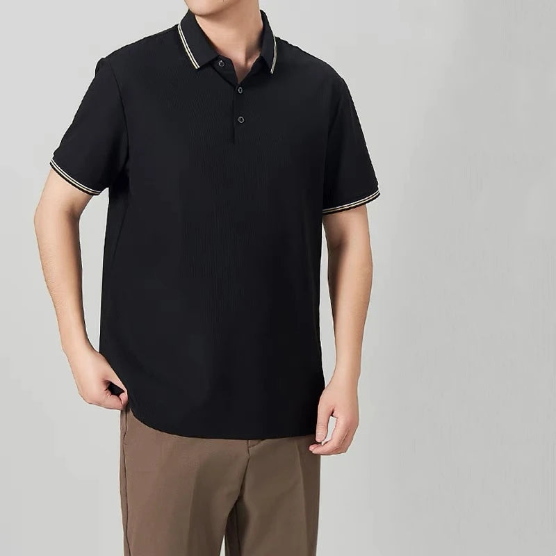 Camisa Polo Manga Curta  Seda Gelo Tazzani