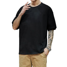 Camiseta de manga curta com gola redonda Tazzani