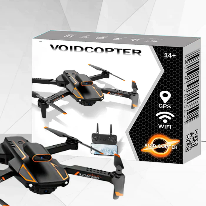 Drone Profissional 5KM com Câmera Dupla 4K HDR - VoidCopter + BRINDES - Promoção Loja Tazzani