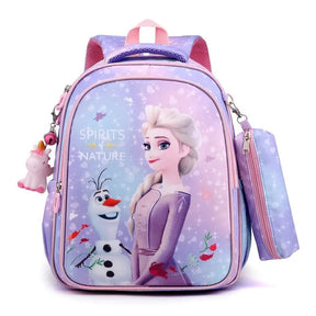 Kit Escolar Infantil Feminina Mochila + Estojo