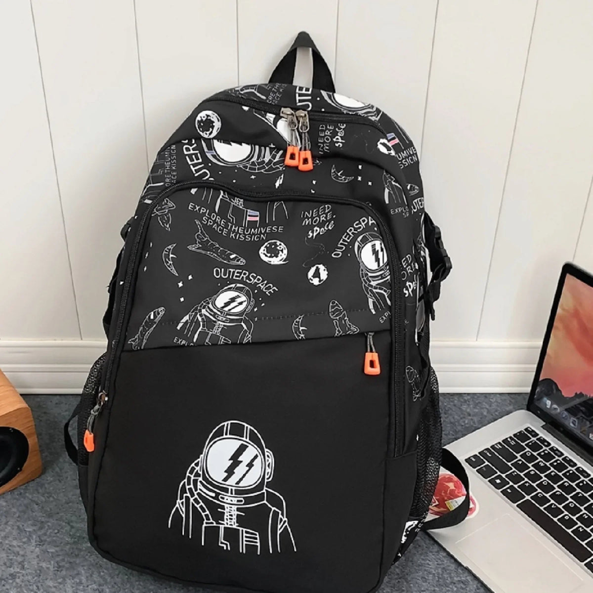 Mochila Unissex Personalizada Impermeável Para Viagem