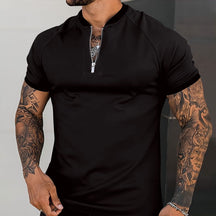 Camisa Estilosa com Gola de Ziper Diamond Nobre Hombre