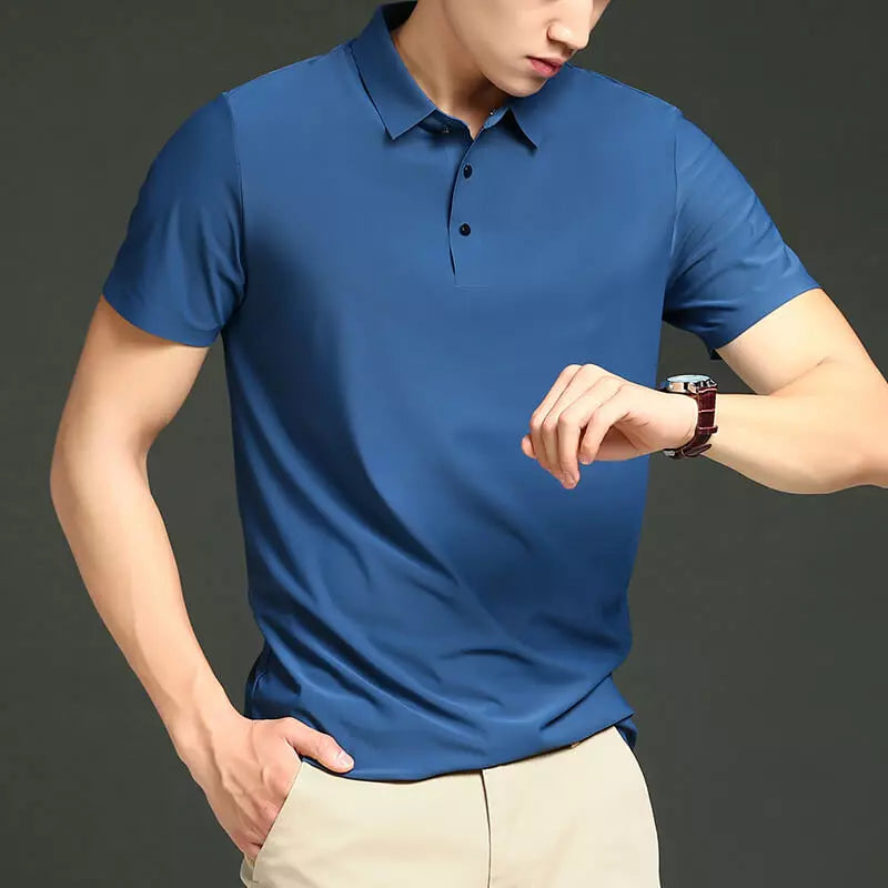 Camisa Gola Polo Nobre Hombre Ice Comfort com Tecido de Alta Tecnologia